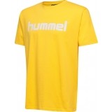 Camiseta Entrenamiento de Balonmano HUMMEL Go Cotton Logo 203513-5001