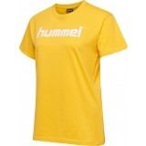 Camiseta Entrenamiento de Balonmano HUMMEL HmlGo Cotton Logo 203518-5001